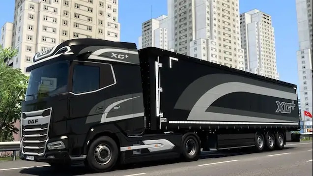 ETS2 - DAF XG+ Classic Edition Skin For All Trailers V1.0 (1.43.x) ETS2 - DAF XG+ Classic Edition Skin For All Trailers V1.0 (1.43.x)