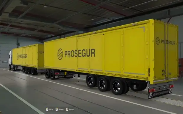 ETS2 - Kraker Walkingfloor Prosegur Skin (1.43.x)