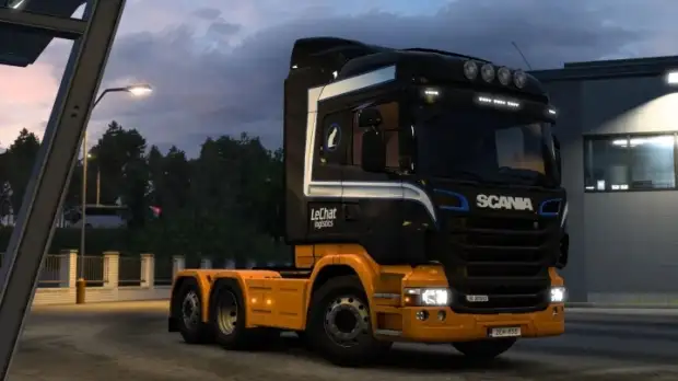 ETS2 - Le Chat Logistics Skin for Scania RJL V1.0 (1.43.x) ETS2 - Le Chat Logistics Skin for Scania RJL V1.0 (1.43.x)