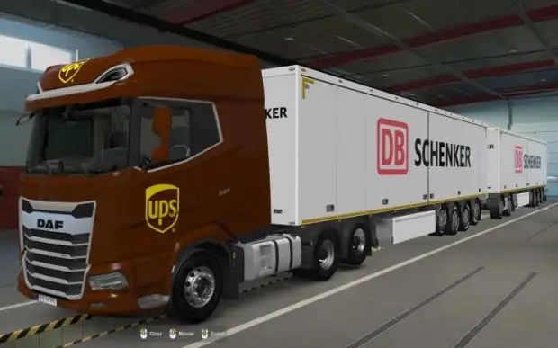 ETS2 - Daf 2021 Ups Skin V1.0 (1.43.x) ETS2 - Daf 2021 Ups Skin V1.0 (1.43.x)