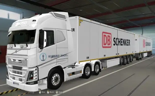 ETS2 - Volvo FH16 2012 8x4 Kuehne + Nagel White Skin (1.43.x) ETS2 - Volvo FH16 2012 8x4 Kuehne + Nagel White Skin (1.43.x)