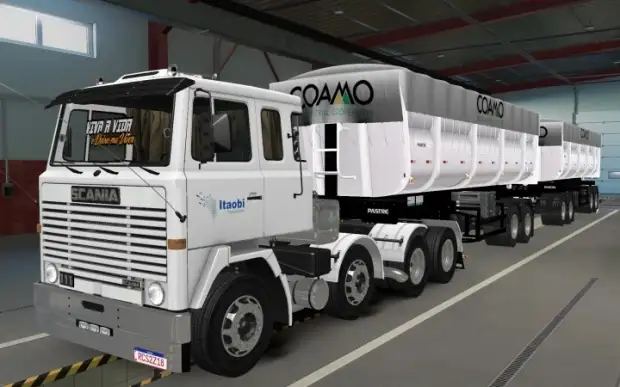 ETS2 - Scania LK 111 by Romario Cardoso Itaobi Skin V1.0 (1.43.x) ETS2 - Scania LK 111 by Romario Cardoso Itaobi Skin V1.0 (1.43.x)