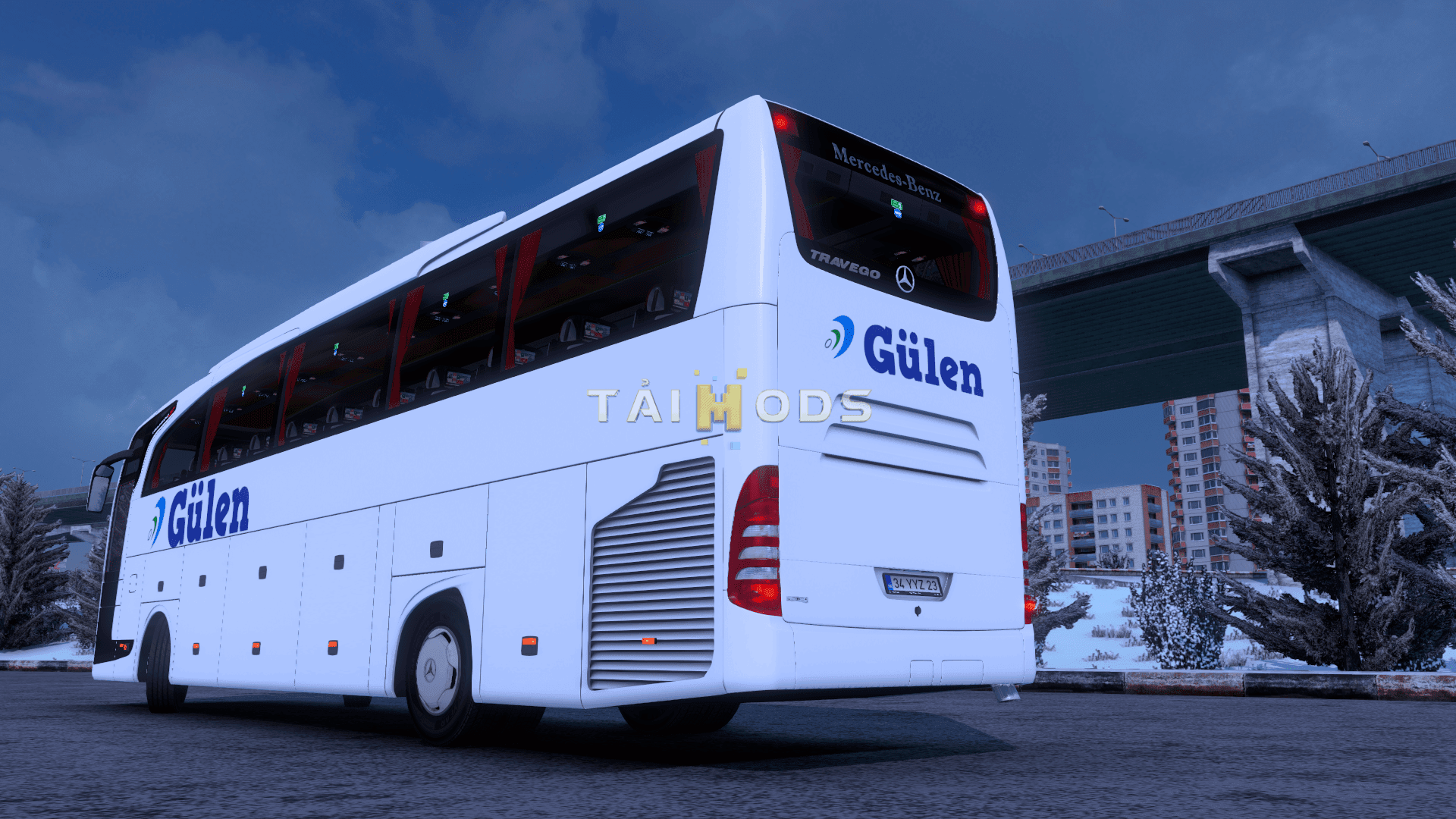 ETS2 - Travego SE 15 SHD 2015 Yozgat Gulen Truzim Skin V1.2 (1.43.x) ETS2 - Travego SE 15 SHD 2015 Yozgat Gulen Truzim Skin V1.2 (1.43.x)