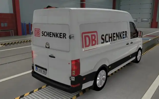 ETS2 - Volkswagen Crafter DB Schenker Skin (1.43.x) ETS2 - Volkswagen Crafter DB Schenker Skin (1.43.x)