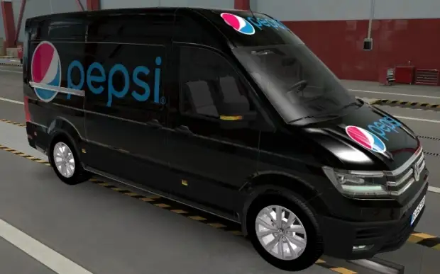 ETS2 - Volkswagen Crafter Pepsi Skin (1.43.x) ETS2 - Volkswagen Crafter Pepsi Skin (1.43.x)