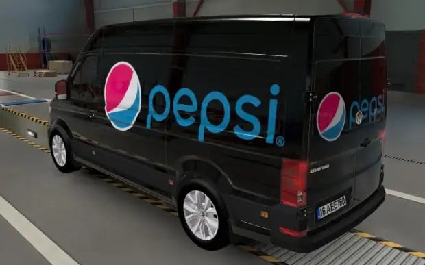 ETS2 - Volkswagen Crafter Pepsi Skin (1.43.x) ETS2 - Volkswagen Crafter Pepsi Skin (1.43.x)