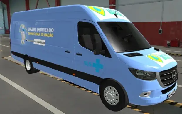 ETS2 - Mercedes-Benz Sprinter 2021 Covid-19 Skin (1.43.x) ETS2 - Mercedes-Benz Sprinter 2021 Covid-19 Skin (1.43.x)