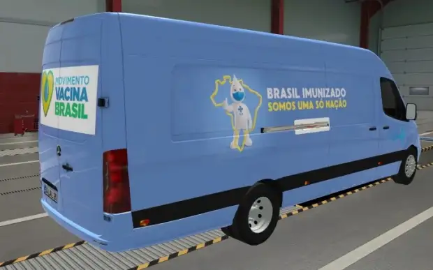 ETS2 - Mercedes-Benz Sprinter 2021 Covid-19 Skin (1.43.x) ETS2 - Mercedes-Benz Sprinter 2021 Covid-19 Skin (1.43.x)