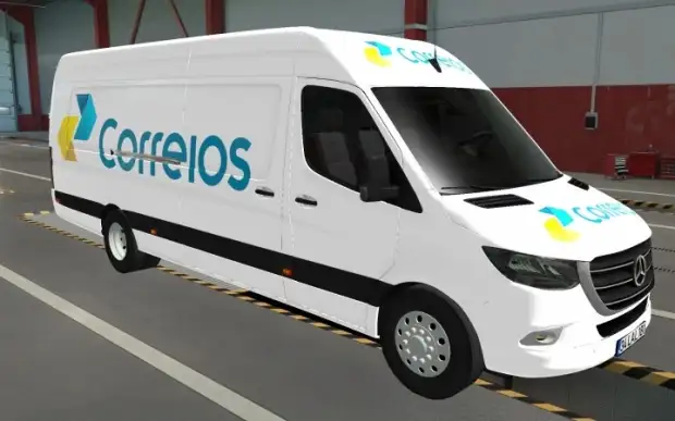 ETS2 - Mercedes-Benz Sprinter 2021 Correios Skin (1.43.x) ETS2 - Mercedes-Benz Sprinter 2021 Correios Skin (1.43.x)