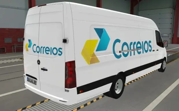ETS2 - Mercedes-Benz Sprinter 2021 Correios Skin (1.43.x) ETS2 - Mercedes-Benz Sprinter 2021 Correios Skin (1.43.x)