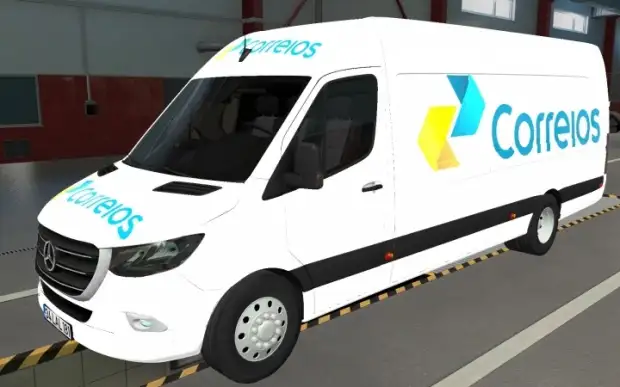 ETS2 - Mercedes-Benz Sprinter 2021 Correios Skin (1.43.x) ETS2 - Mercedes-Benz Sprinter 2021 Correios Skin (1.43.x)