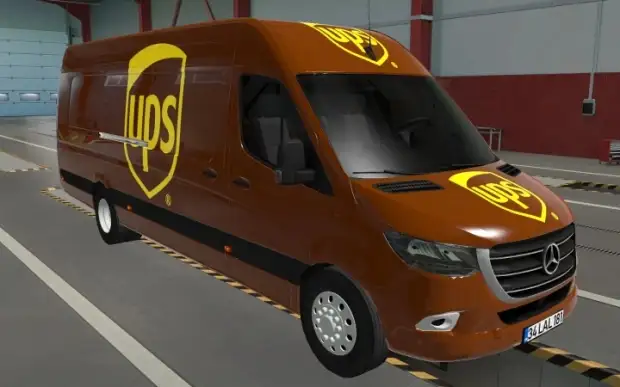 ETS2 - Mercedes-Benz Sprinter 2021 UPS Skin (1.43.x) ETS2 - Mercedes-Benz Sprinter 2021 UPS Skin (1.43.x)