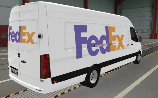 ETS2 - Mercedes-Benz Sprinter 2021 Fedex Skin (1.43.x)
