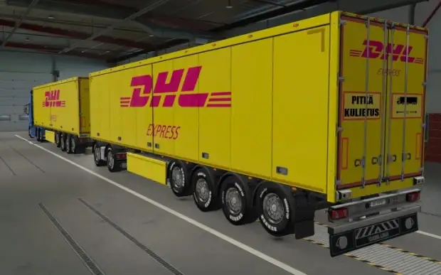 ETS2 - SCS Trailers DHL Express Skin (1.43.x) ETS2 - SCS Trailers DHL Express Skin (1.43.x)