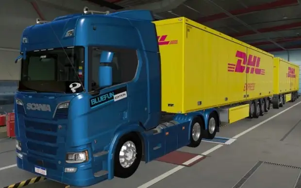 ETS2 - SCS Trailers DHL Express Skin (1.43.x) ETS2 - SCS Trailers DHL Express Skin (1.43.x)