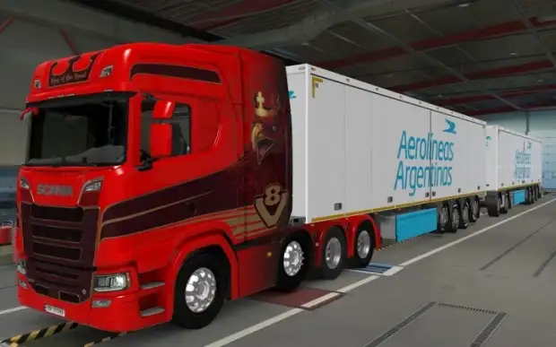 ETS2 - SCS Trailers Aerolineas Argentina Skin (1.43.x) ETS2 - SCS Trailers Aerolineas Argentina Skin (1.43.x)