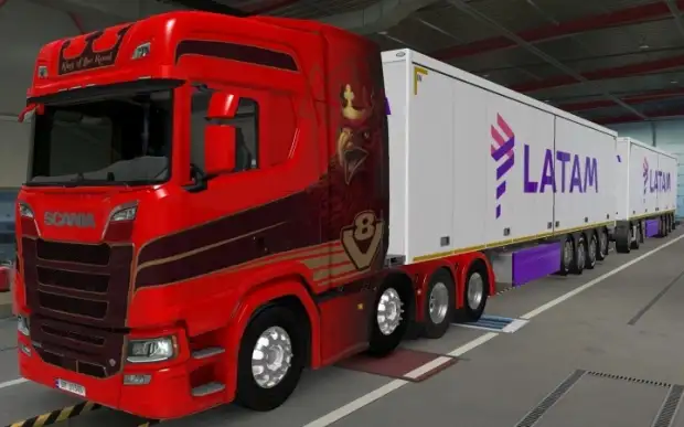 ETS2 - SCS Trailers Latam Skin (1.43.x)