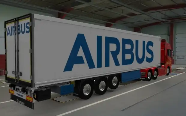ETS2 - SCS Trailer Krone Cool Liner Airbus Skin (1.42.x) ETS2 - SCS Trailer Krone Cool Liner Airbus Skin (1.42.x)