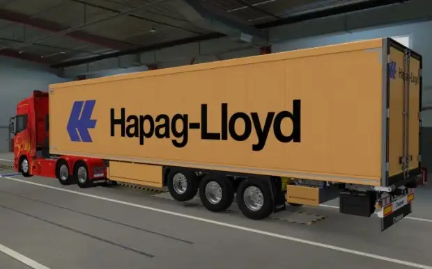 ETS2 - SCS Trailer Krone Cool Liner Hapag Lloyd Orange Skin (1.42.x) ETS2 - SCS Trailer Krone Cool Liner Hapag Lloyd Orange Skin (1.42.x)
