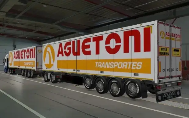 ETS2 - Owned Trailers SCS Aguetoni Transportes Skin (1.42.x) ETS2 - Owned Trailers SCS Aguetoni Transportes Skin (1.42.x)