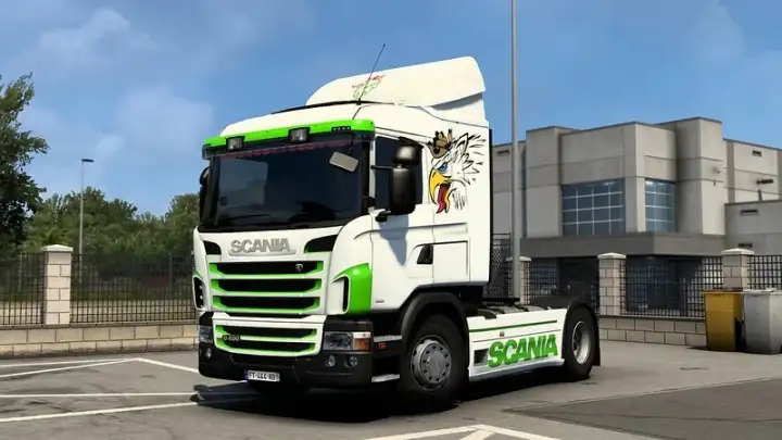 ETS2 - Paintable Griffin for Scania V2.0 (1.41.x) ETS2 - Paintable Griffin for Scania V2.0 (1.41.x)