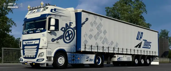 ETS2 - U.P. Trans DAF XF E6 Skin Pack V1.0 (1.41.x) ETS2 - U.P. Trans DAF XF E6 Skin Pack V1.0 (1.41.x)