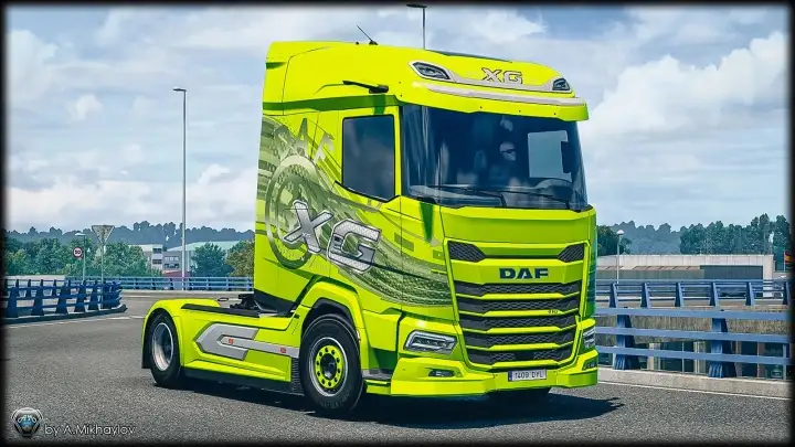 ETS2 - DAF 2021 Spectrum Edition Multicolor Skin Pack V1.0 (1.40.x)
