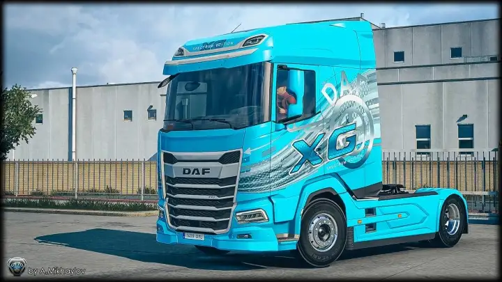 ETS2 - DAF 2021 Spectrum Edition Multicolor Skin Pack V1.0 (1.40.x)