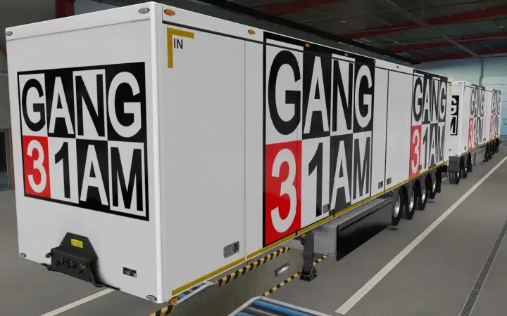ETS2 - Owned Trailers SCS Gang 31AM Skin (1.40.x)