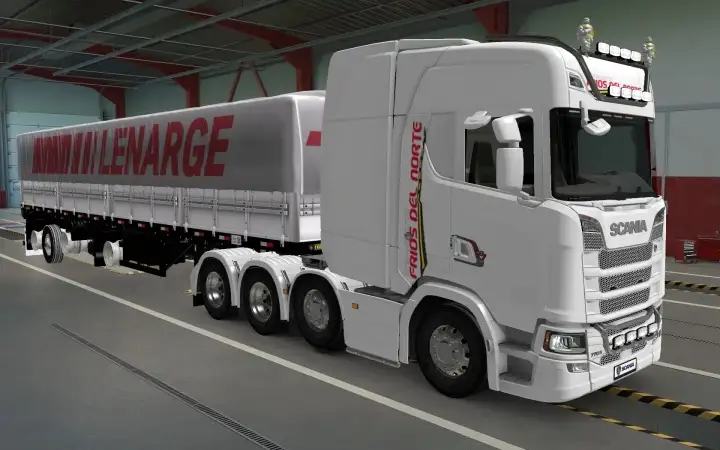 ETS2 - Scania S 2016 8x4 Frios Del Norte Skin (1.40.x) ETS2 - Scania S 2016 8x4 Frios Del Norte Skin (1.40.x)