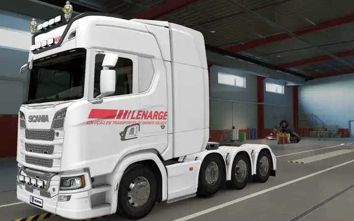 ETS2 - Scania S 2016 8x4 Lenarge Skin (1.40.x) ETS2 - Scania S 2016 8x4 Lenarge Skin (1.40.x)