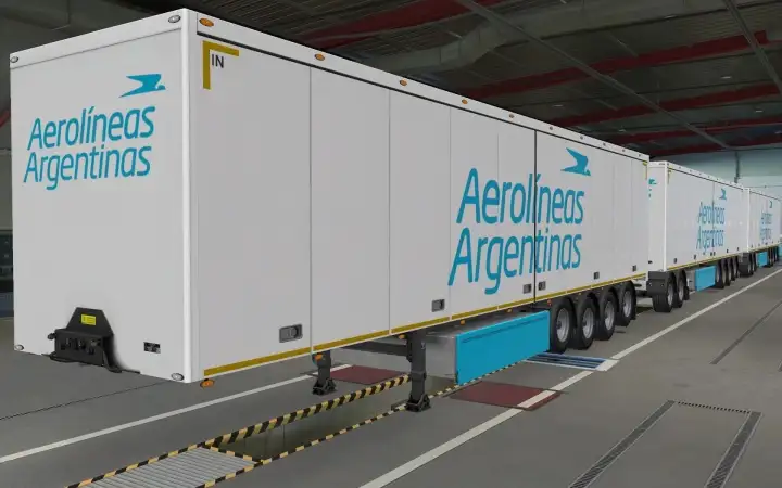 ETS2 - SCS Trailers Aerolineas Argentina Skin (1.40.x) ETS2 - SCS Trailers Aerolineas Argentina Skin (1.40.x)