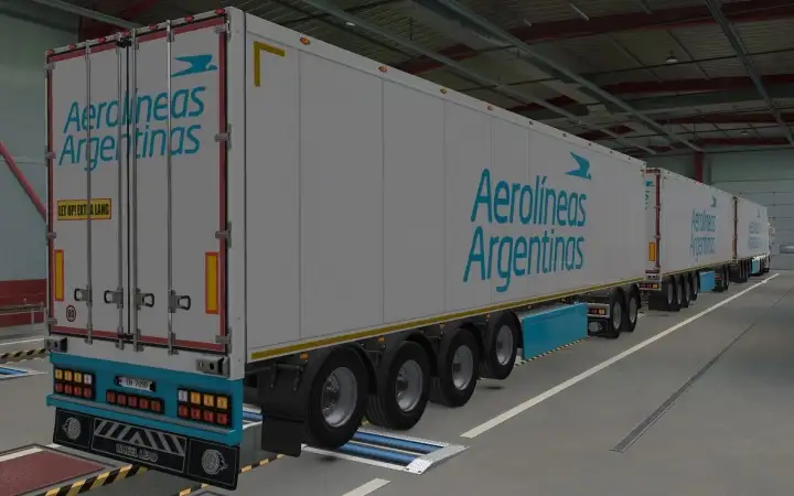 ETS2 - SCS Trailers Aerolineas Argentina Skin (1.40.x) ETS2 - SCS Trailers Aerolineas Argentina Skin (1.40.x)
