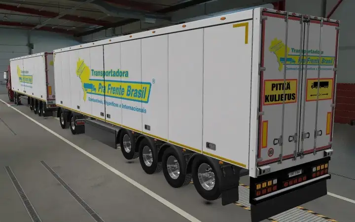 ETS2 - Owned Trailers SCS Transportadora PRA Frente Brasil Skin (1.40.x)