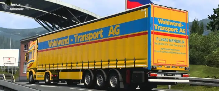ETS2 - Wohlwend Transport Scania Skinpack V1.0 (1.40.x)