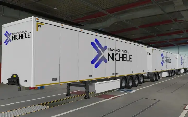 ETS2 - SCS Trailers Transportadora Nichele Skin (1.40.x) ETS2 - SCS Trailers Transportadora Nichele Skin (1.40.x)