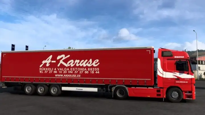 ETS2 - A-Karuse Transport Mercedes Actros MP2 Combo V1.0 (1.40.x)