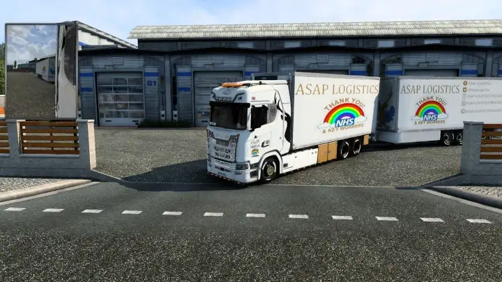 ETS2 - Asap Logistics Tandem Division Skin V1.0 (1.40.x)