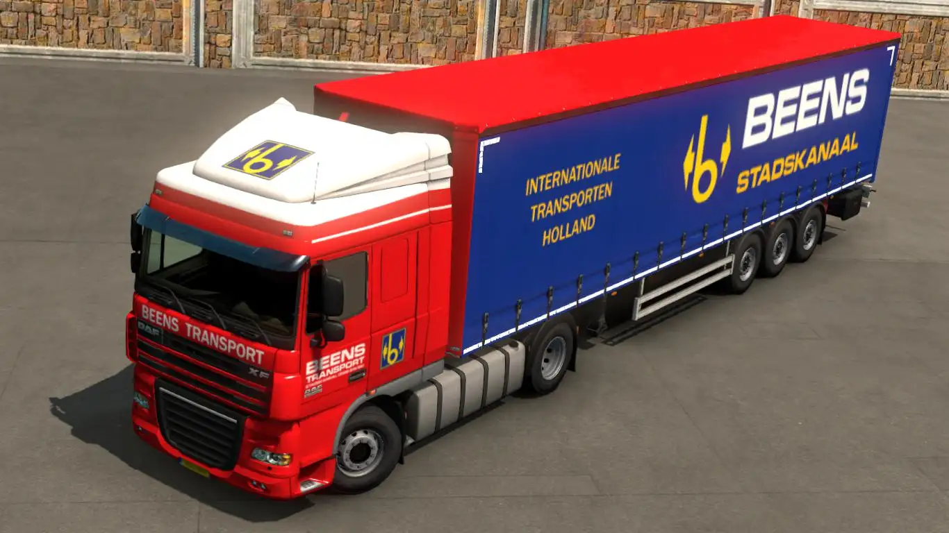 ETS2 - Paintjobs Beens & Zn. B.V. Stadskanaal for Daf 105 Xf V1.0 (1.39.x) ETS2 - Paintjobs Beens & Zn. B.V. Stadskanaal for Daf 105 Xf V1.0 (1.39.x)