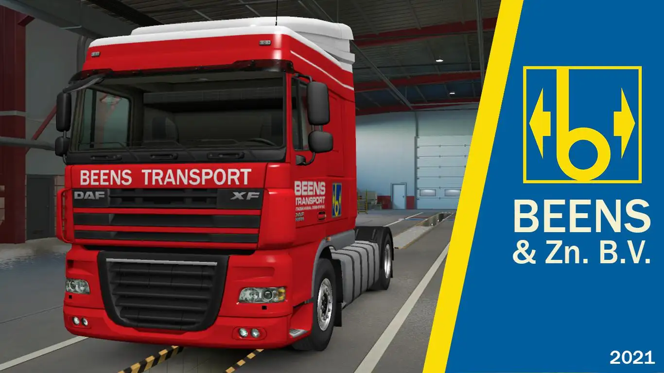ETS2 - Paintjobs Beens & Zn. B.V. Stadskanaal for Daf 105 Xf V1.0 (1.39.x) ETS2 - Paintjobs Beens & Zn. B.V. Stadskanaal for Daf 105 Xf V1.0 (1.39.x)