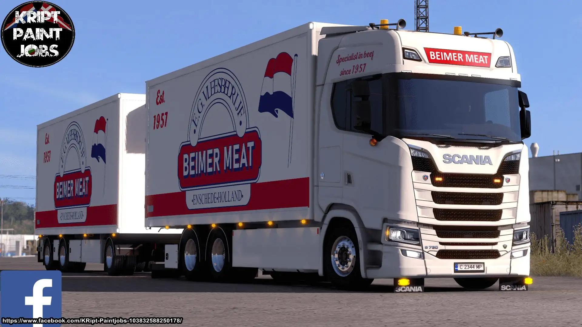 ETS2 - Beimer Meat Skin for Scania S V1.0 (1.39.x) ETS2 - Beimer Meat Skin for Scania S V1.0 (1.39.x)