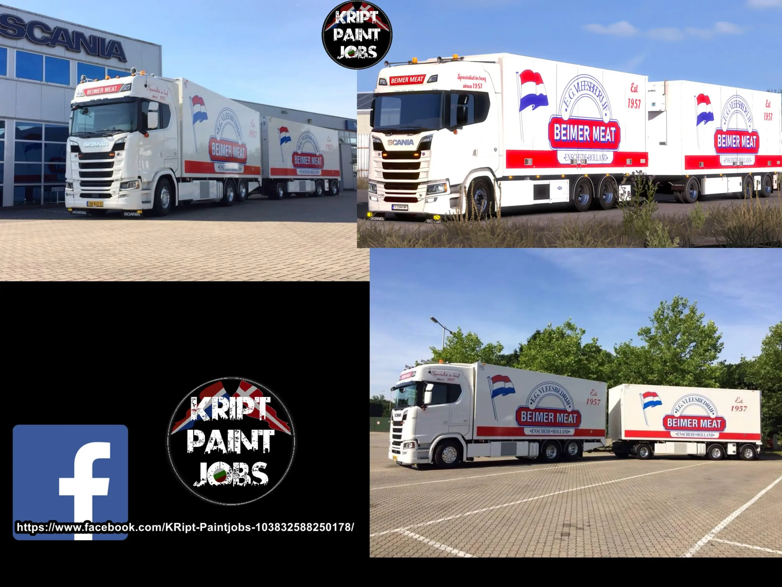 ETS2 - Beimer Meat Skin for Scania S V1.0 (1.39.x) ETS2 - Beimer Meat Skin for Scania S V1.0 (1.39.x)