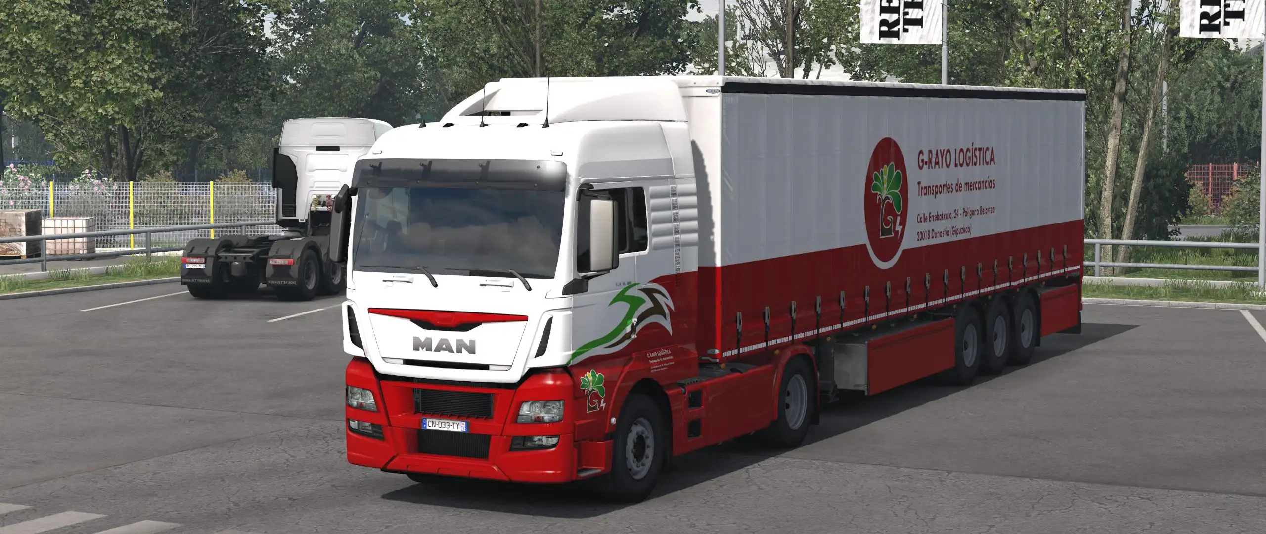 ETS2 - G-Rayo Logistica Skin V1.0 (1.39.x)