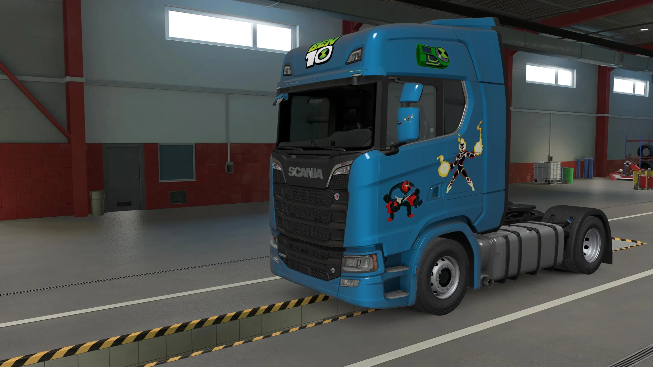 ETS2 - Scania Ben 10 New Skin (1.39.x) ETS2 - Scania Ben 10 New Skin (1.39.x)