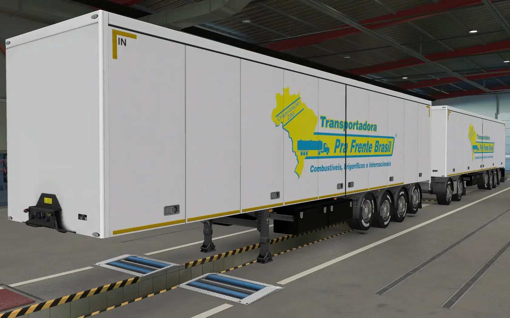 ETS2 - Owned Trailers Transportadora PRA Frente Brasil Skin (1.39.x) ETS2 - Owned Trailers Transportadora PRA Frente Brasil Skin (1.39.x)