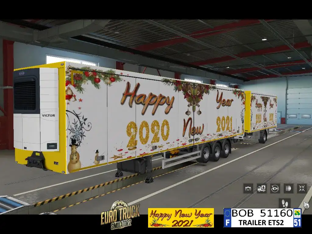 ETS2 - Happy New Year Trailer V1.0 (1.39.x) ETS2 - Happy New Year Trailer V1.0 (1.39.x)