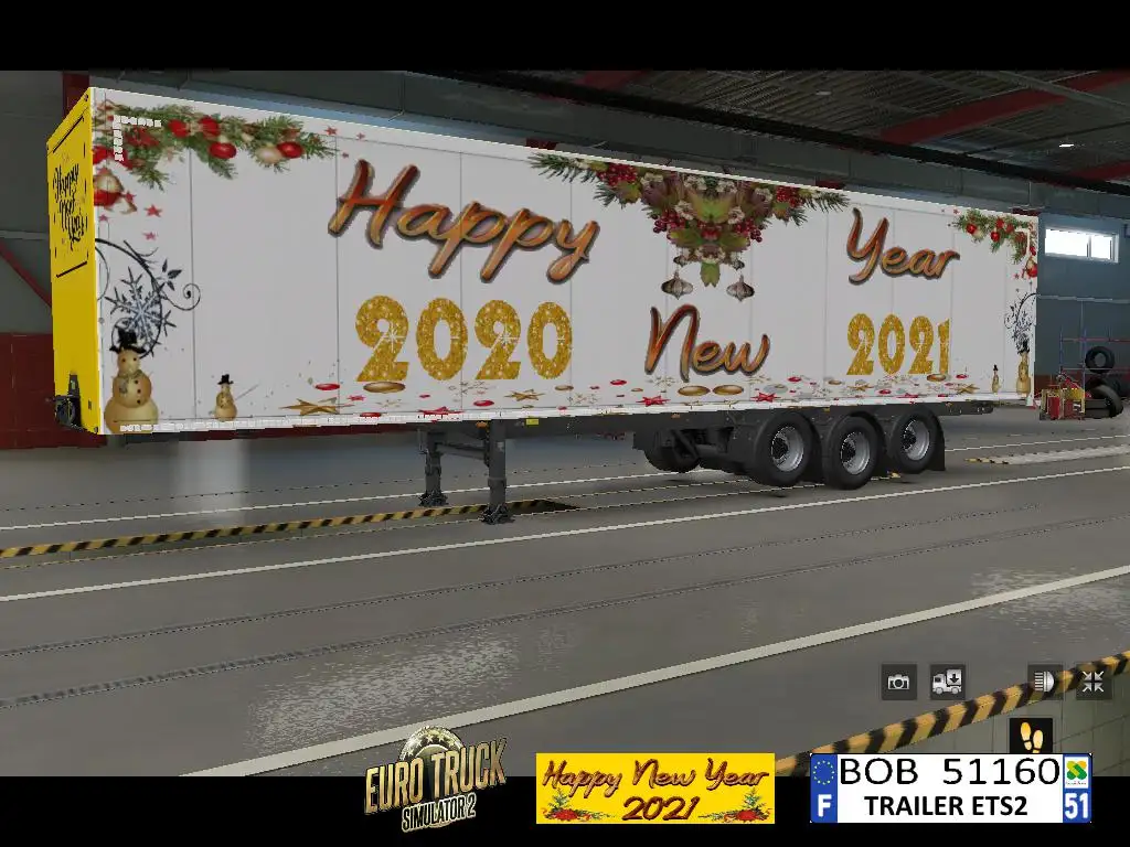 ETS2 - Happy New Year Trailer V1.0 (1.39.x) ETS2 - Happy New Year Trailer V1.0 (1.39.x)