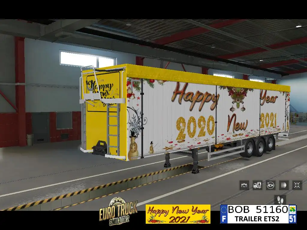 ETS2 - Happy New Year Trailer V1.0 (1.39.x) ETS2 - Happy New Year Trailer V1.0 (1.39.x)