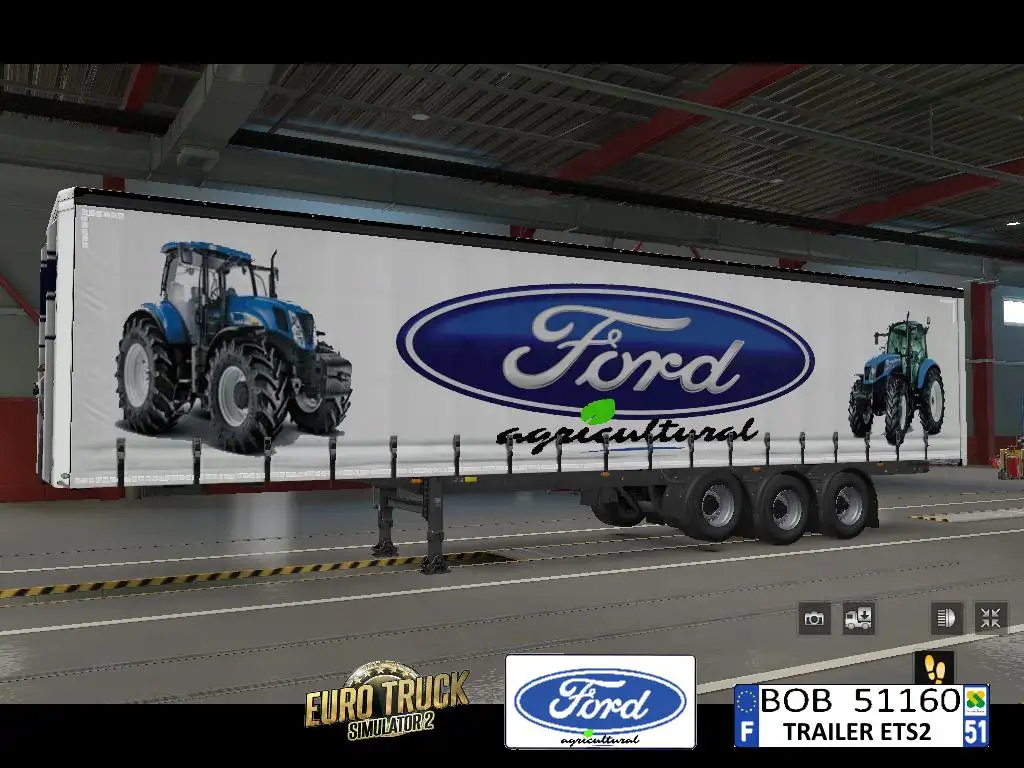 ETS2 - Ford Trailer Skin (1.39.x) ETS2 - Ford Trailer Skin (1.39.x)