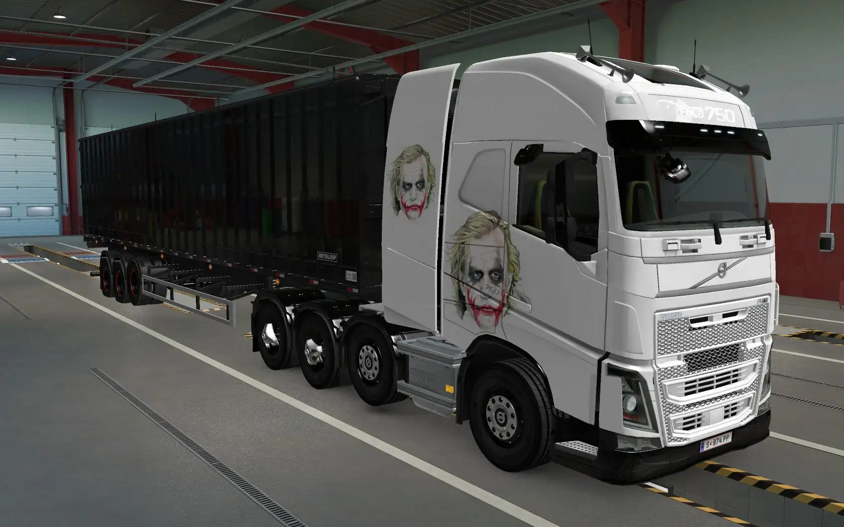 ETS2 - Volvo FH16 2012 8x4 Coringa Skin (1.39.x) ETS2 - Volvo FH16 2012 8x4 Coringa Skin (1.39.x)